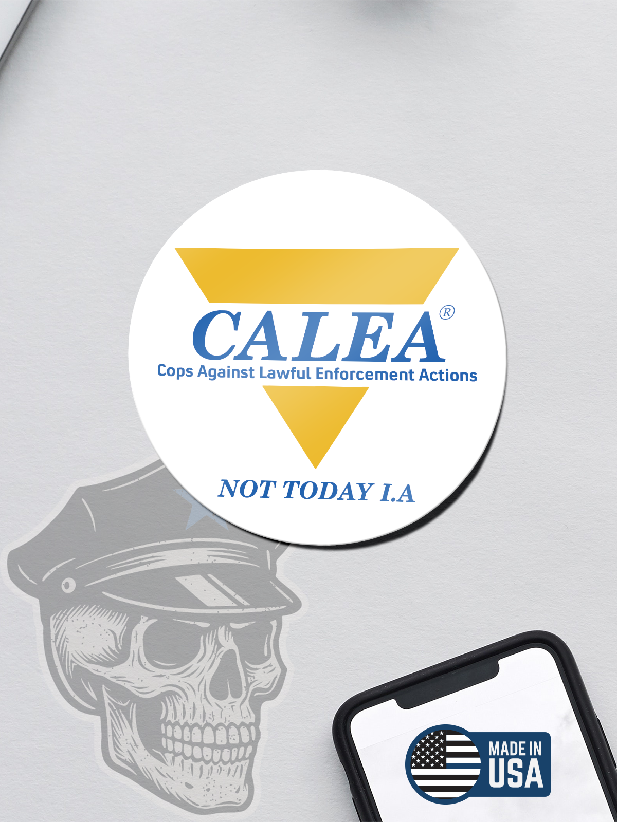 Cops Against Lawful Enforcement Actions (CALEA) Sticker